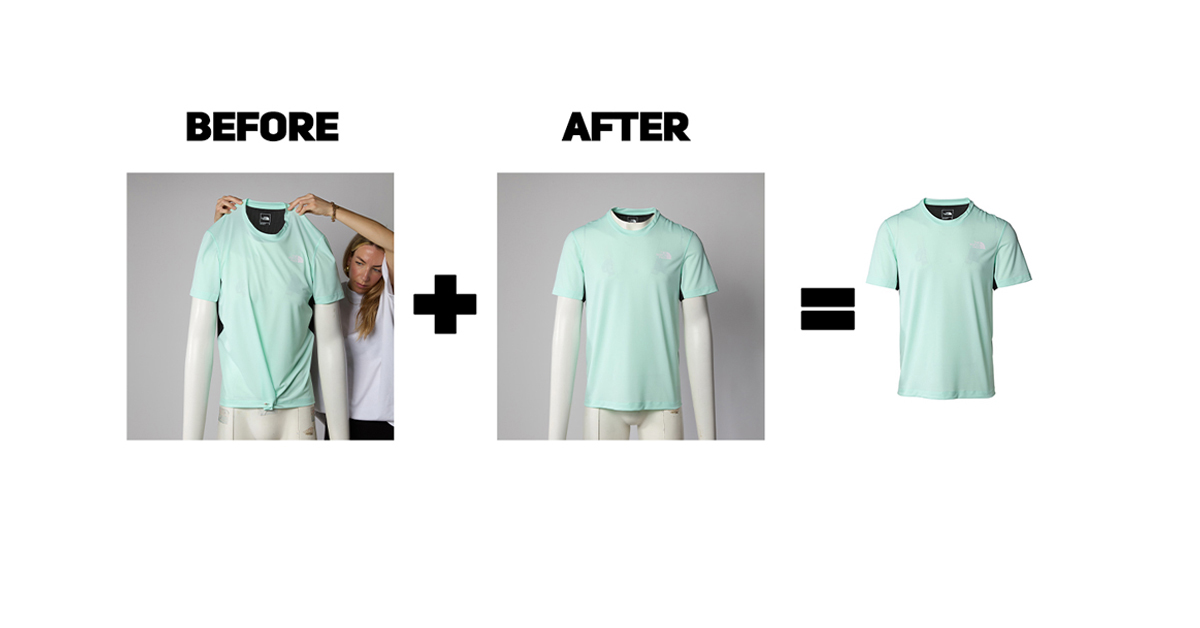 Photoshop 2025 ghost mannequin effect for creating 3D garment images