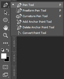 Selecing pen tool