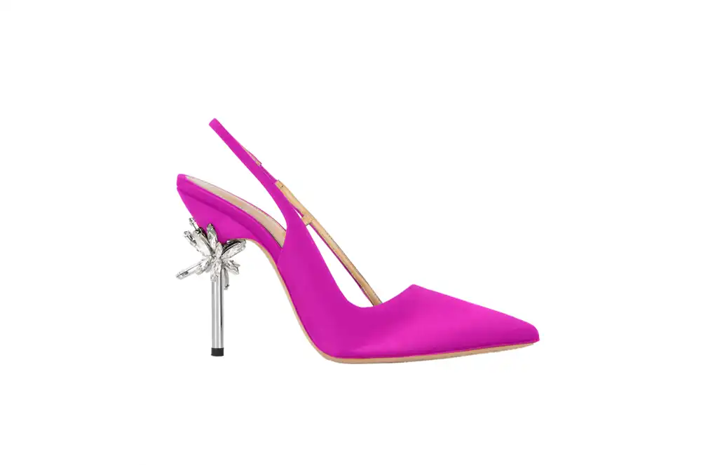 A picture of a shoe showing the 'after' result of our shoe color change service, with the new color looking bright and real.